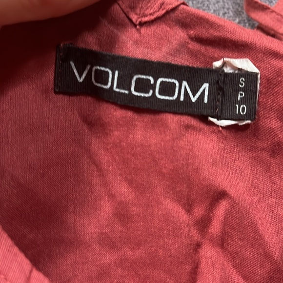 Volcom burgundy Upstate Cami tank top in women’s S. Made in India. - Picture 2 of 2